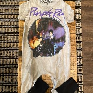Purple Rain Toddler Romper